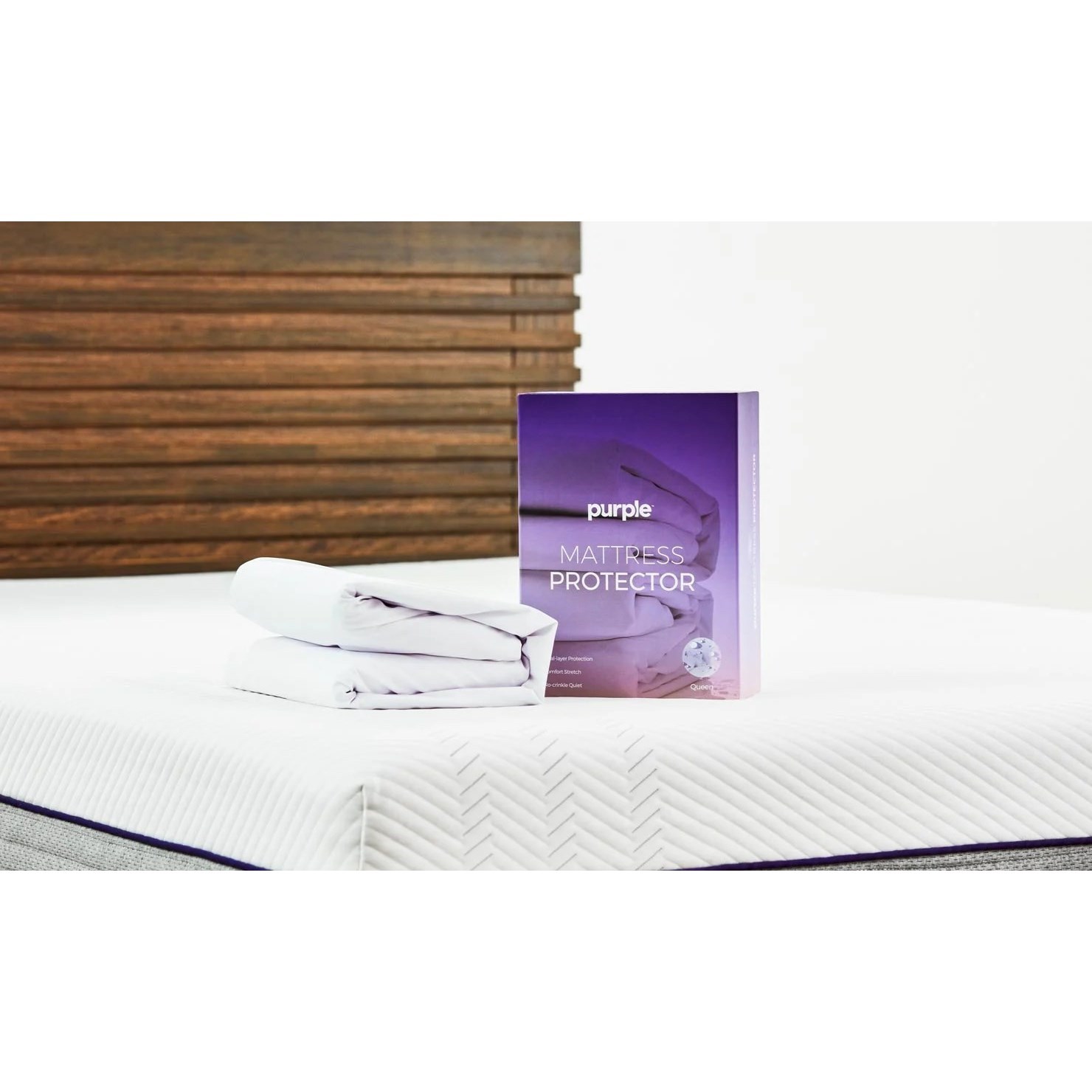 Purple mattress shop protector